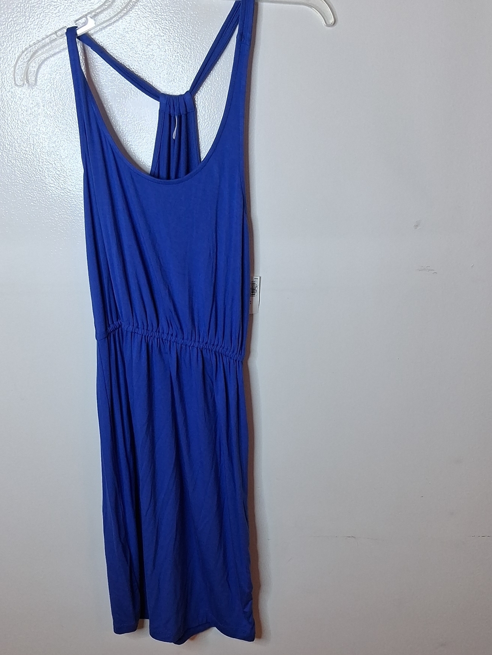 Old Navy Girl's Size Small Royal Blue Ribbed Tank One-Piece Dress